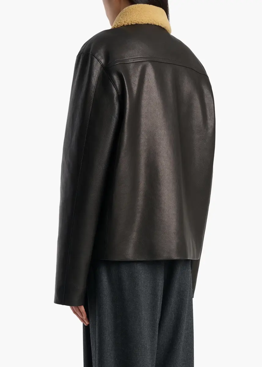 Khaite Wilson Coat In Black | Thumbnail 4 Khaite Wilson Coat In Black | Thumbnail 4