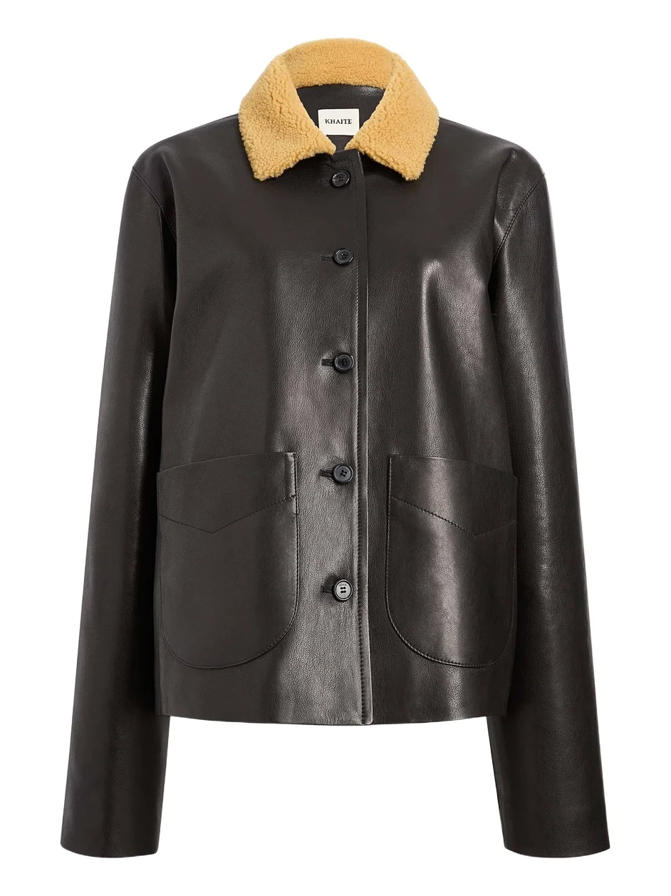 Khaite Wilson Coat In Black