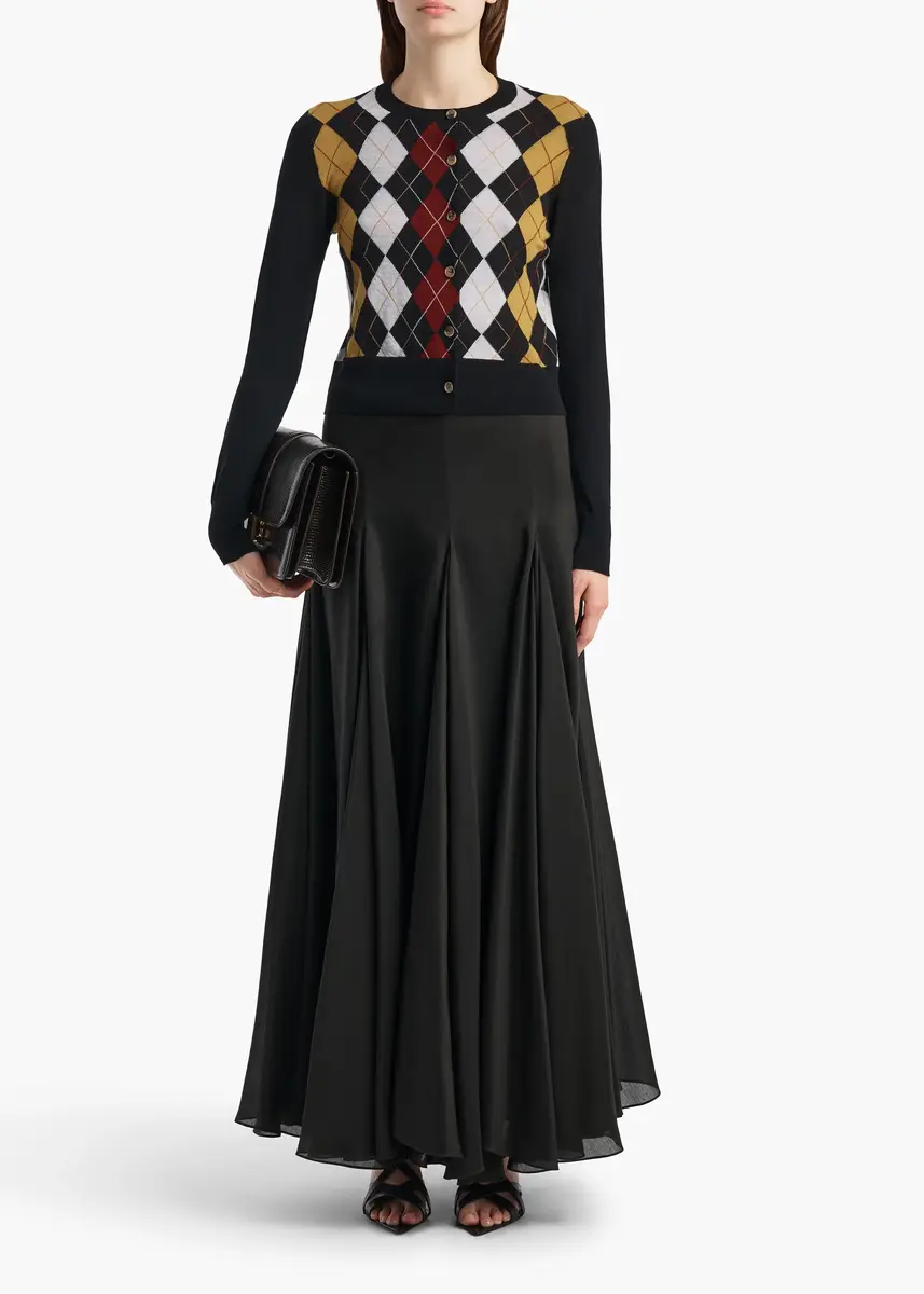 Khaite Rita Cardigan In Black Multi | Thumbnail 2 Khaite Rita Cardigan In Black Multi | Thumbnail 2