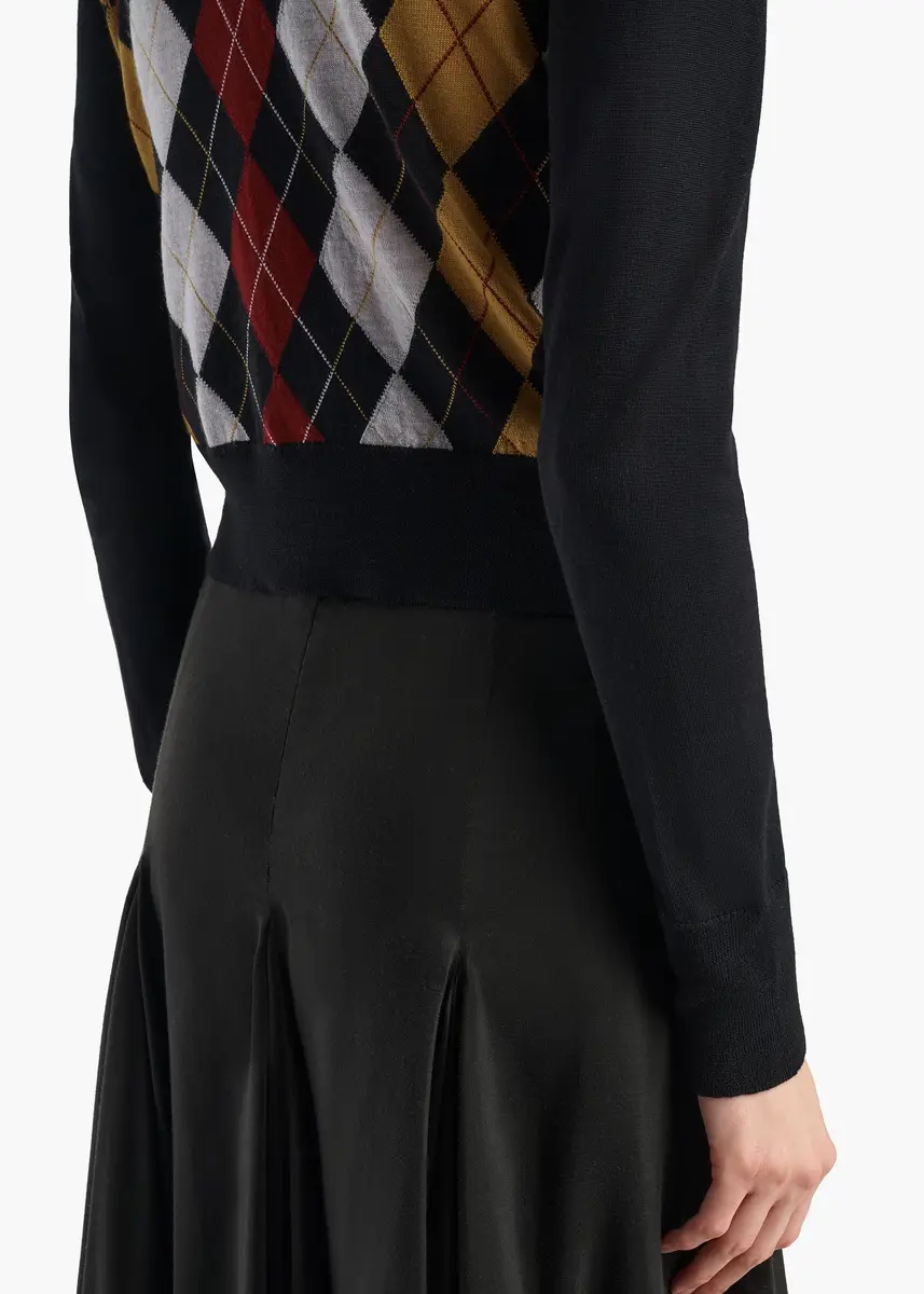 Khaite Rita Cardigan In Black Multi | Thumbnail 6 Khaite Rita Cardigan In Black Multi | Thumbnail 6