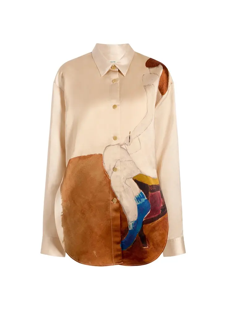 Khaite Goya Top In Lady Print