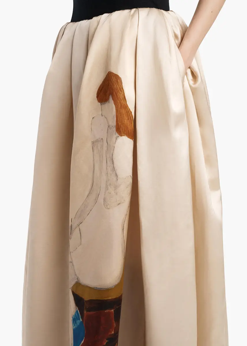 Khaite Adara Skirt In Lady Print | Thumbnail 5 Khaite Adara Skirt In Lady Print | Thumbnail 5