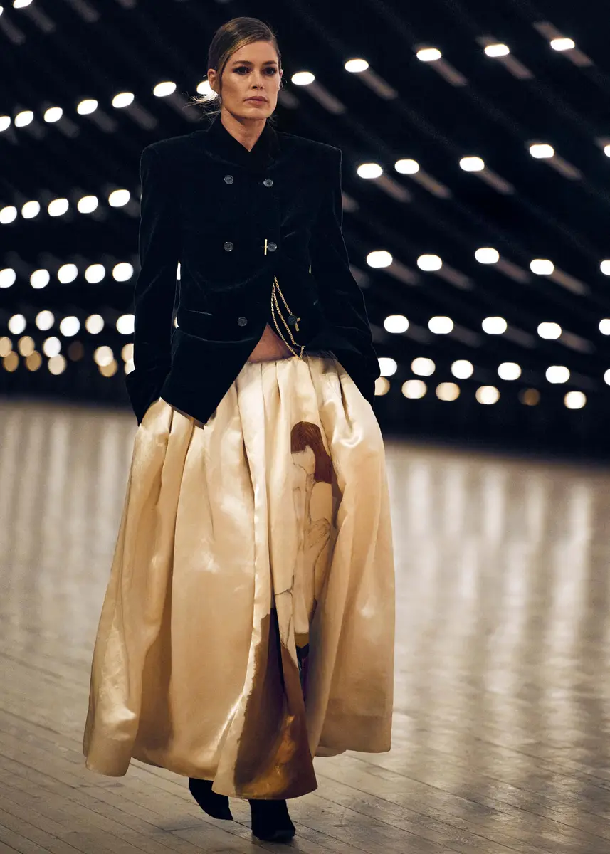 Khaite Adara Skirt In Lady Print | Thumbnail 7 Khaite Adara Skirt In Lady Print | Thumbnail 7