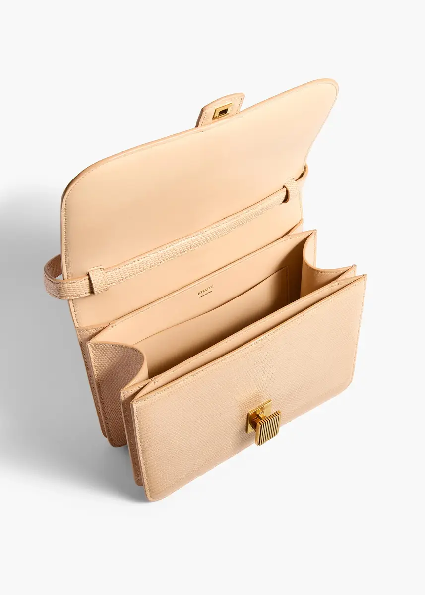Khaite Blake Crossbody Bag In Desert Sand Lizard | Thumbnail 3 Khaite Blake Crossbody Bag In Desert Sand Lizard | Thumbnail 3