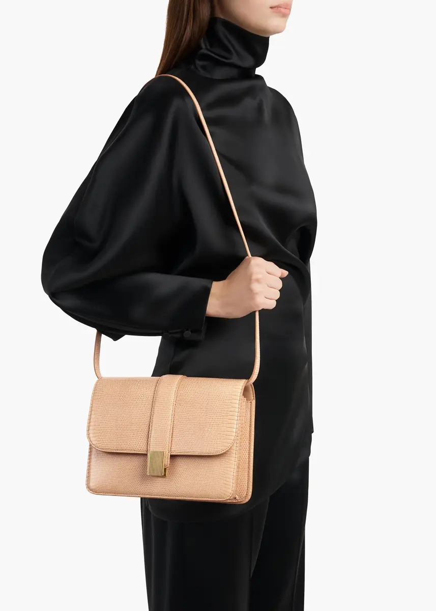 Khaite Blake Crossbody Bag In Desert Sand Lizard | Thumbnail 5 Khaite Blake Crossbody Bag In Desert Sand Lizard | Thumbnail 5