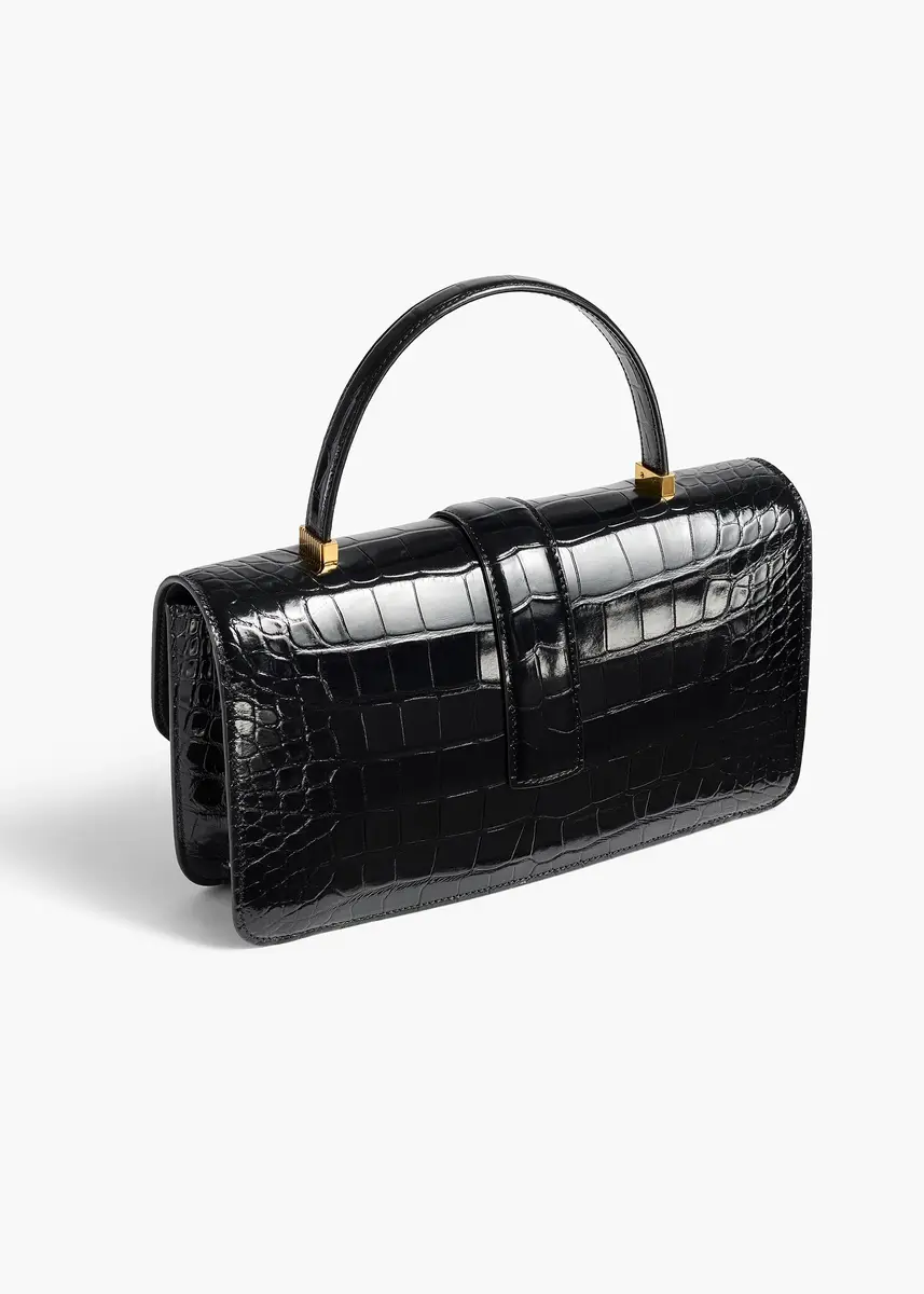Khaite Blake Top Handle Bag In Black Alligator | Thumbnail 2