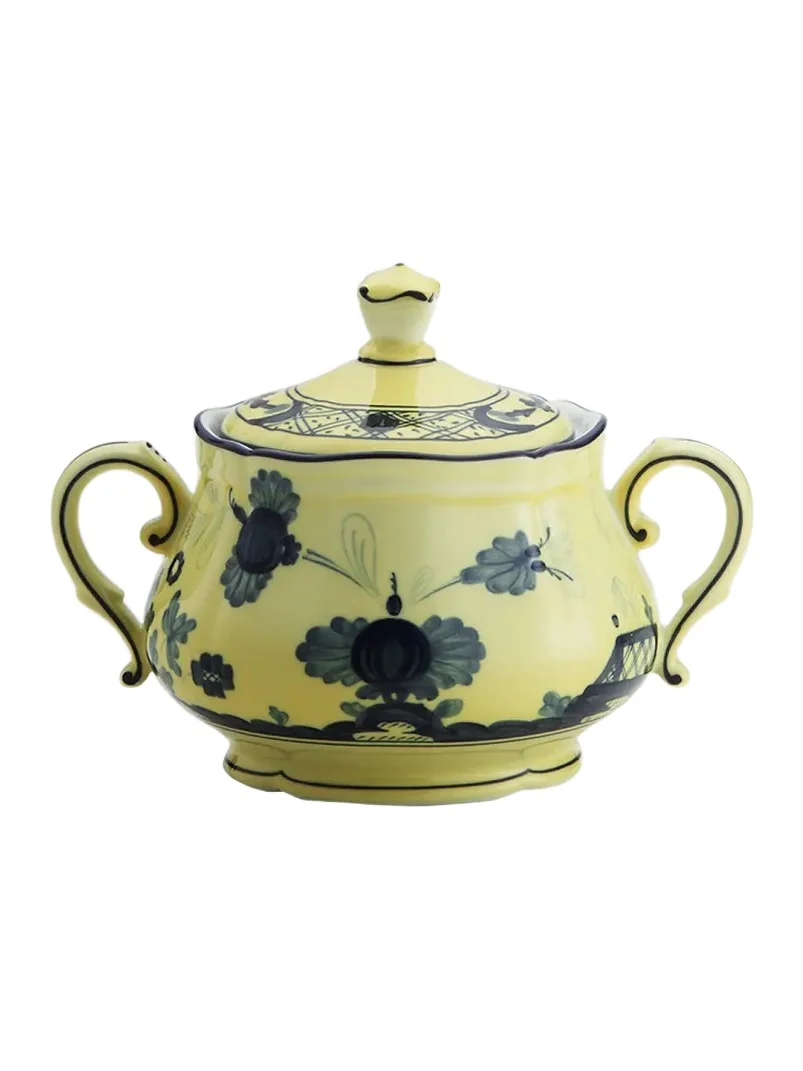 GINORI 1735 Oriente Italiano Sugar Bowl With Cover