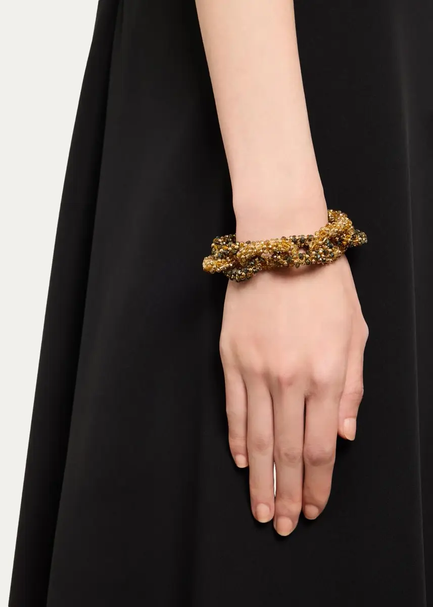 Meredith Frederick Elsa Multi CZ and 14K Gold Faceted Link Bracelet | Thumbnail 2 Meredith Frederick Elsa Multi CZ and 14K Gold Faceted Link Bracelet | Thumbnail 2