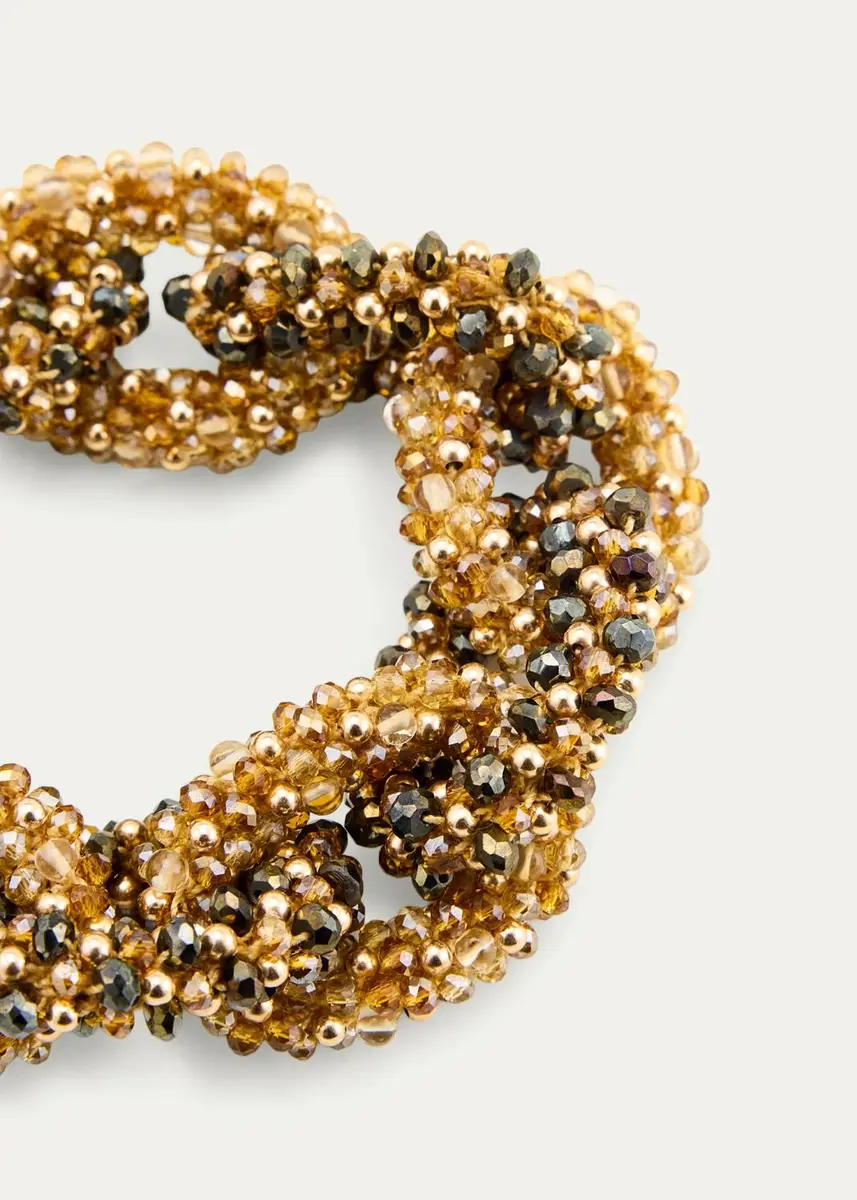 Meredith Frederick Elsa Multi CZ and 14K Gold Faceted Link Bracelet | Thumbnail 3 Meredith Frederick Elsa Multi CZ and 14K Gold Faceted Link Bracelet | Thumbnail 3
