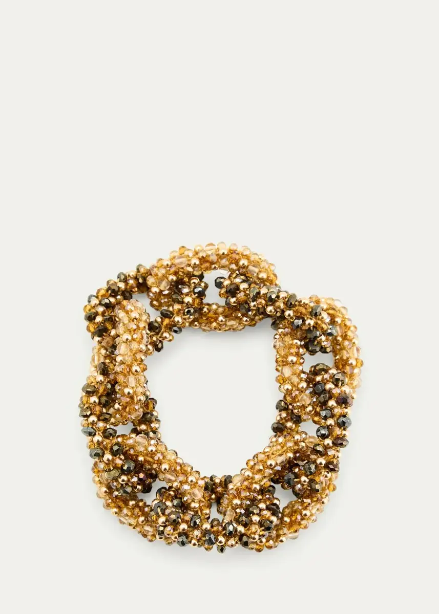 Meredith Frederick Elsa Multi CZ and 14K Gold Faceted Link Bracelet | Thumbnail 4 Meredith Frederick Elsa Multi CZ and 14K Gold Faceted Link Bracelet | Thumbnail 4