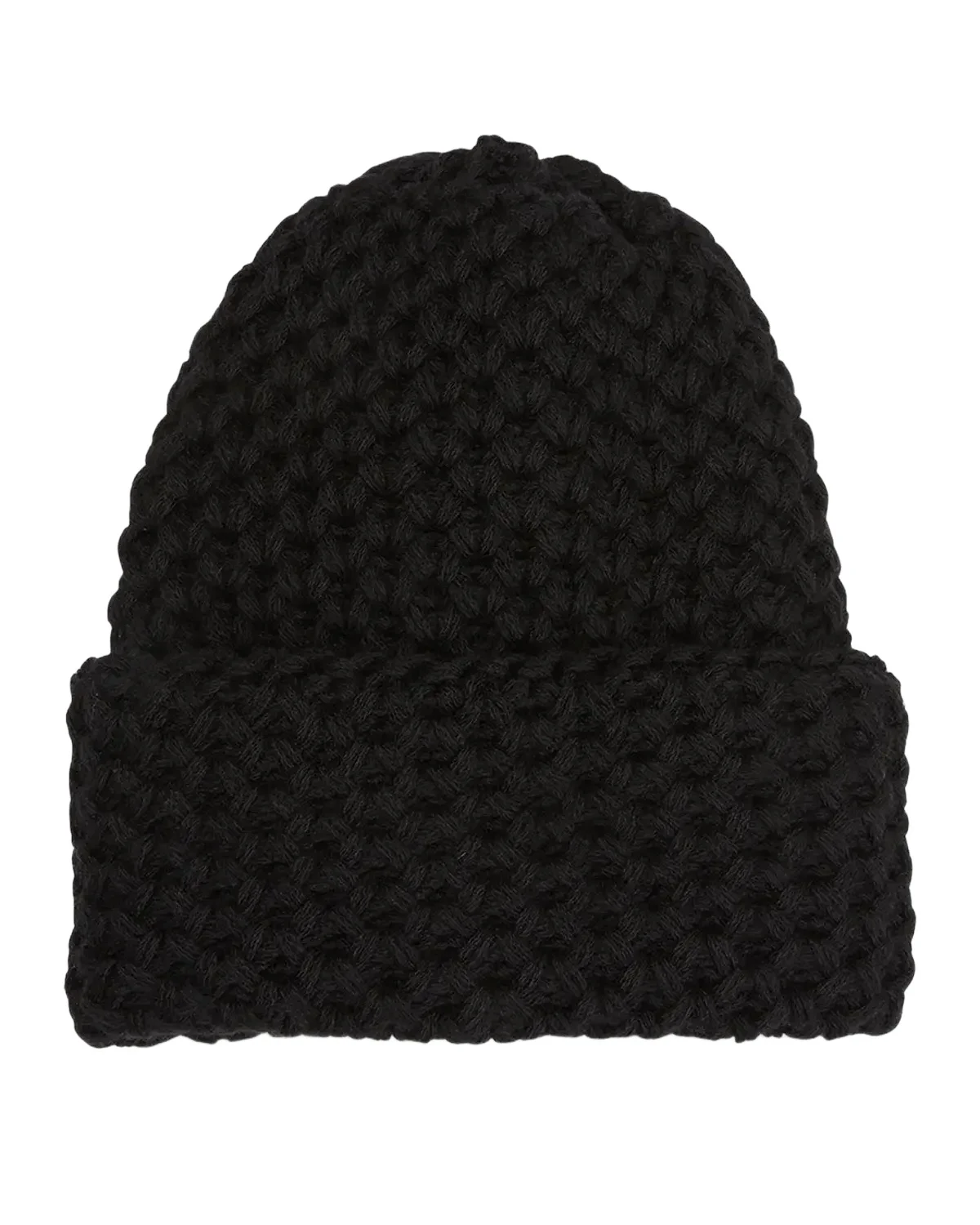 Cashmere Honeycomb Knit Beanie