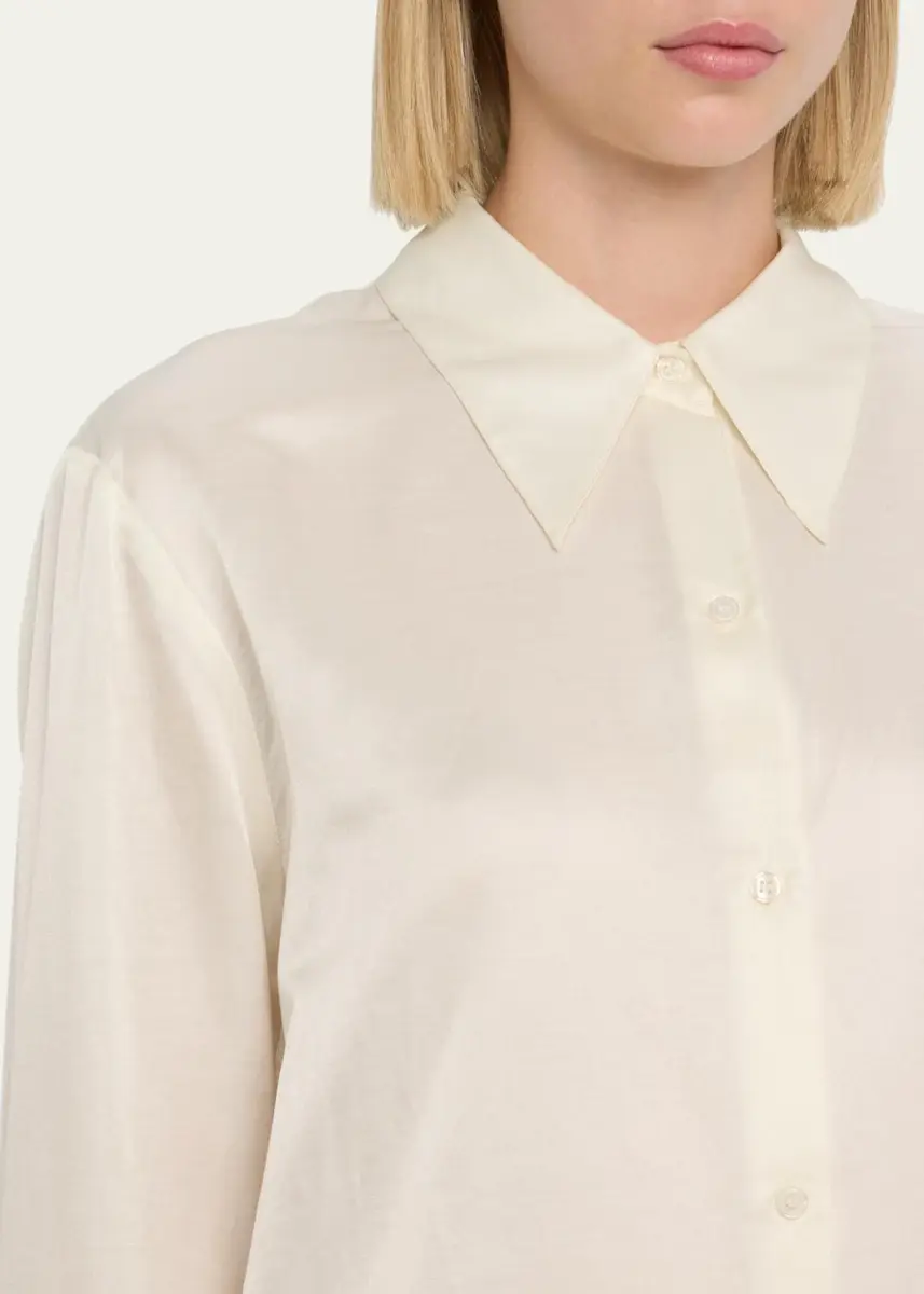 Citizens of Humanity Camilia Long-Sleeve Silk Shirt | Thumbnail 5 Citizens of Humanity Camilia Long-Sleeve Silk Shirt | Thumbnail 5
