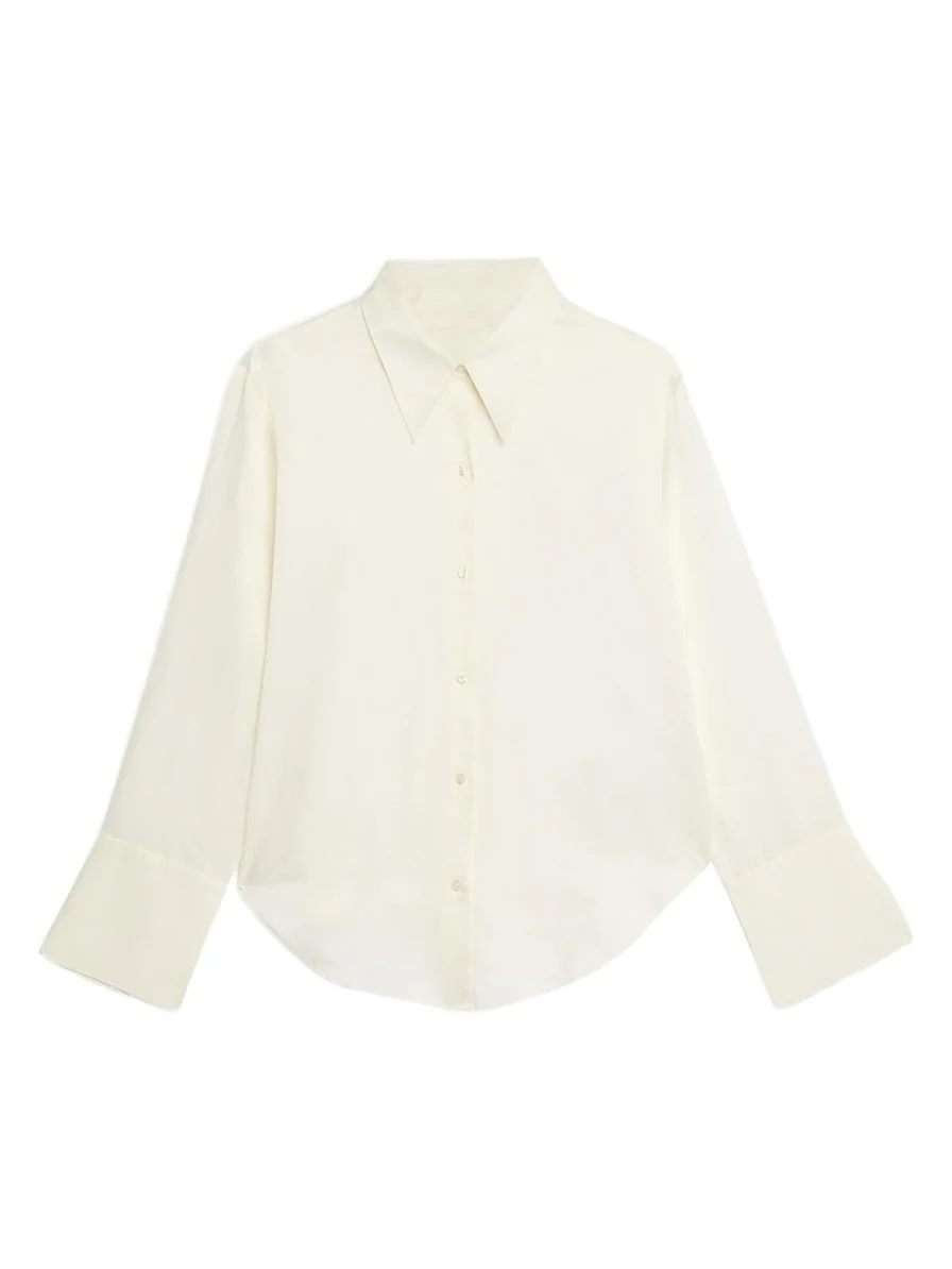 Citizens of Humanity Camilia Long-Sleeve Silk Shirt