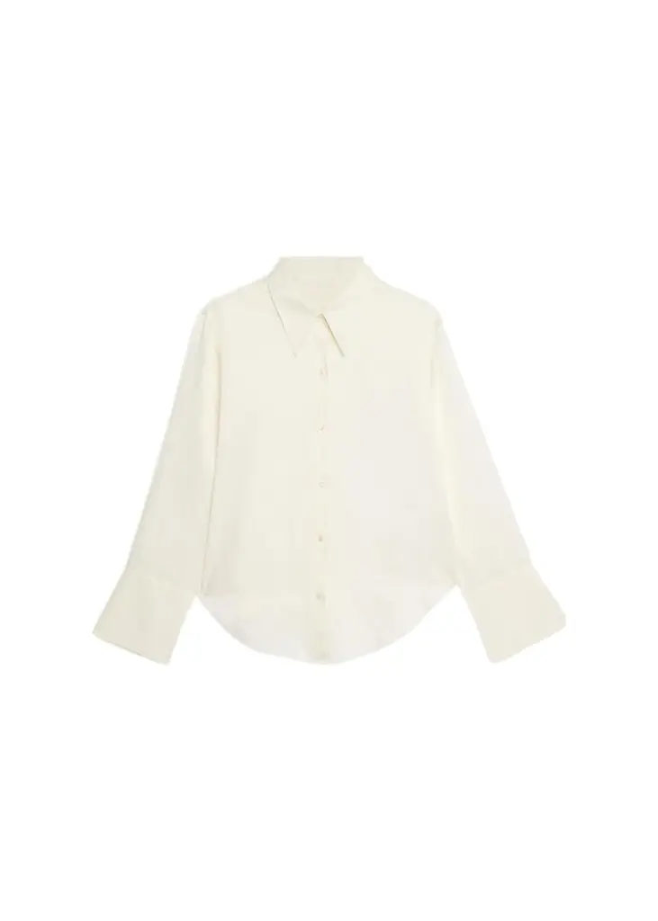 Camilia Long-Sleeve Silk Shirt Camilia Long-Sleeve Silk Shirt