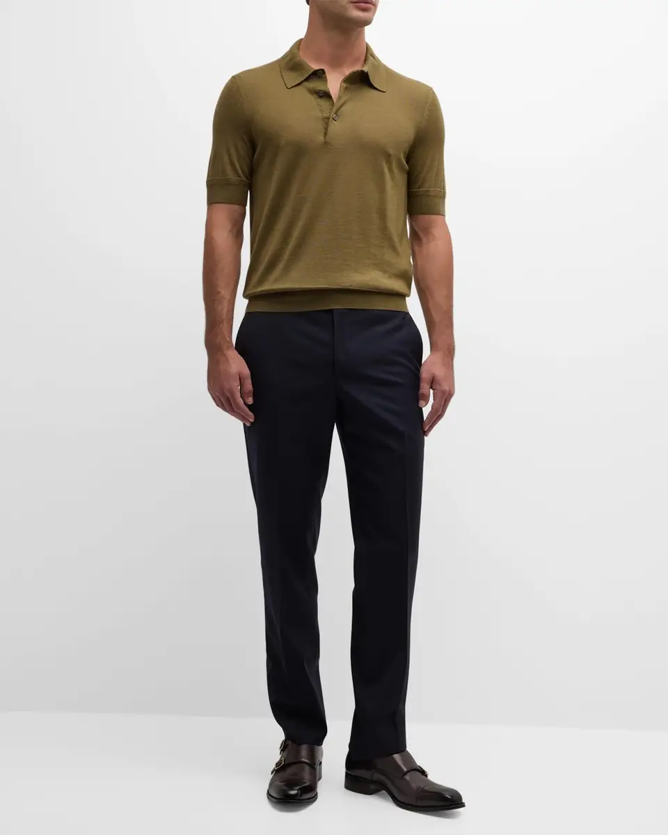 Tom Ford Men's O 'Connor Master Twill Trousers | Thumbnail 2 Tom Ford Men's O 'Connor Master Twill Trousers | Thumbnail 2