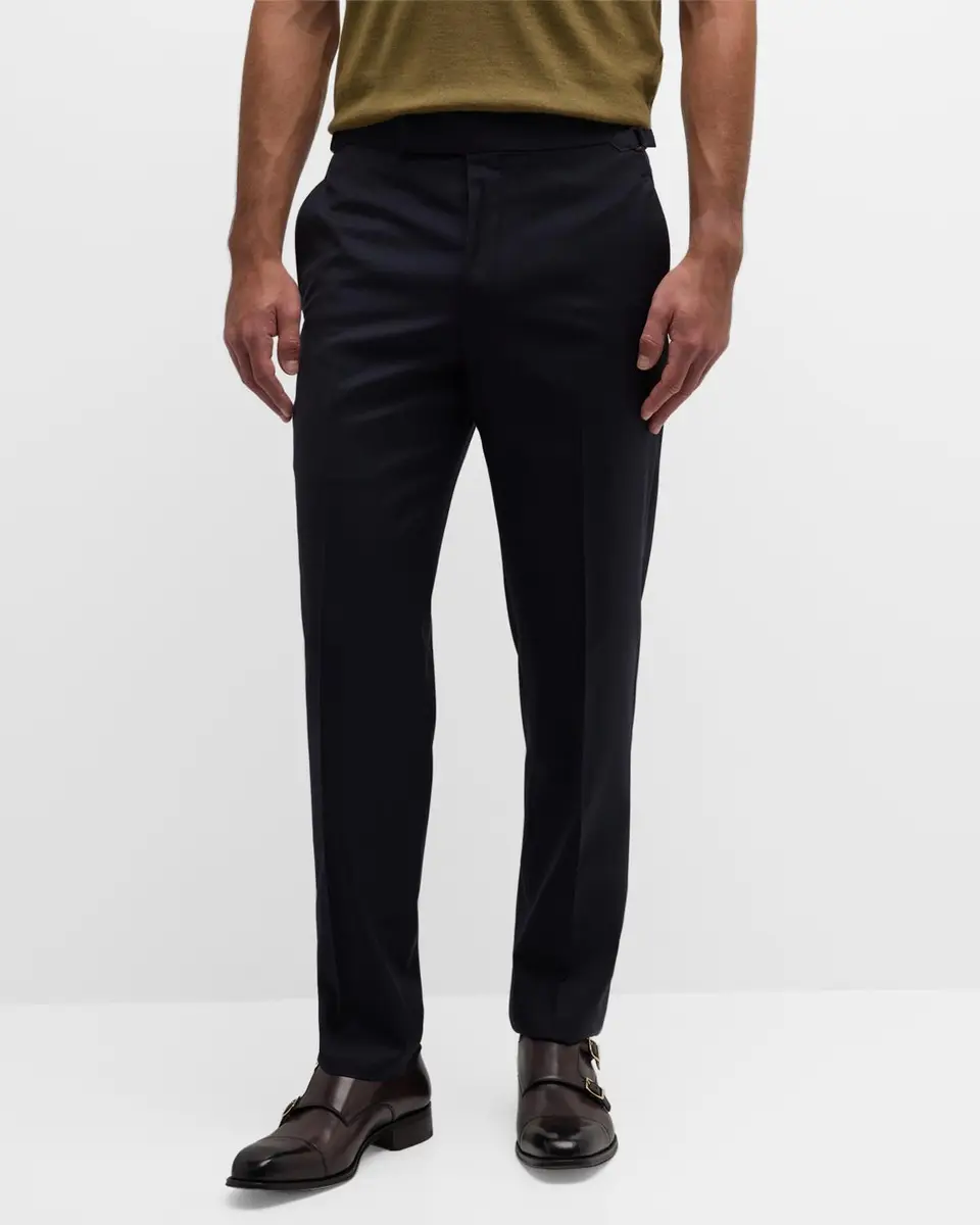 Tom Ford Men's O 'Connor Master Twill Trousers | Thumbnail 4 Tom Ford Men's O 'Connor Master Twill Trousers | Thumbnail 4
