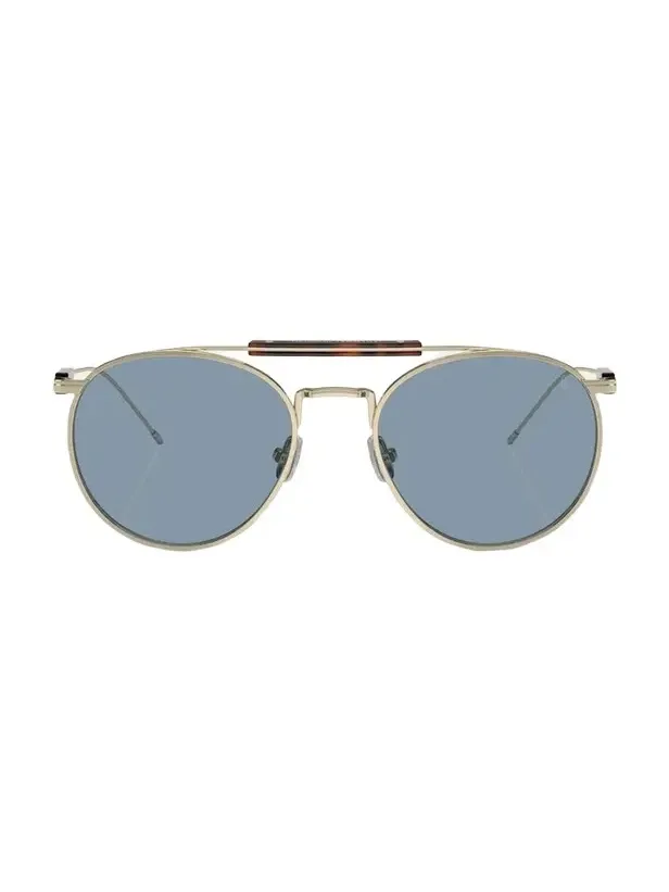 Sleek Mixed-Media Aviator Sunglasses Sleek Mixed-Media Aviator Sunglasses