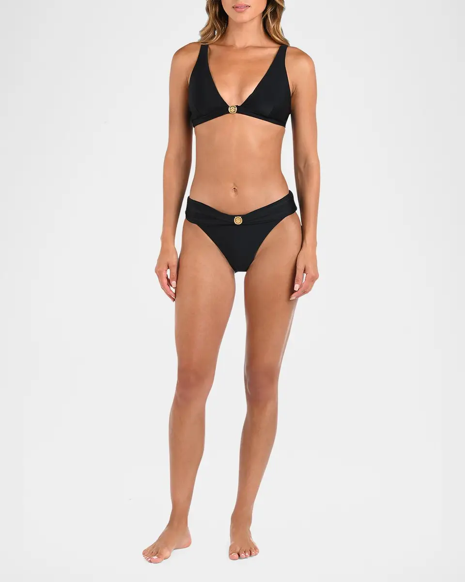 L'Agence Miya Solid Classic Bikini Bottoms | Thumbnail 2 L'Agence Miya Solid Classic Bikini Bottoms | Thumbnail 2