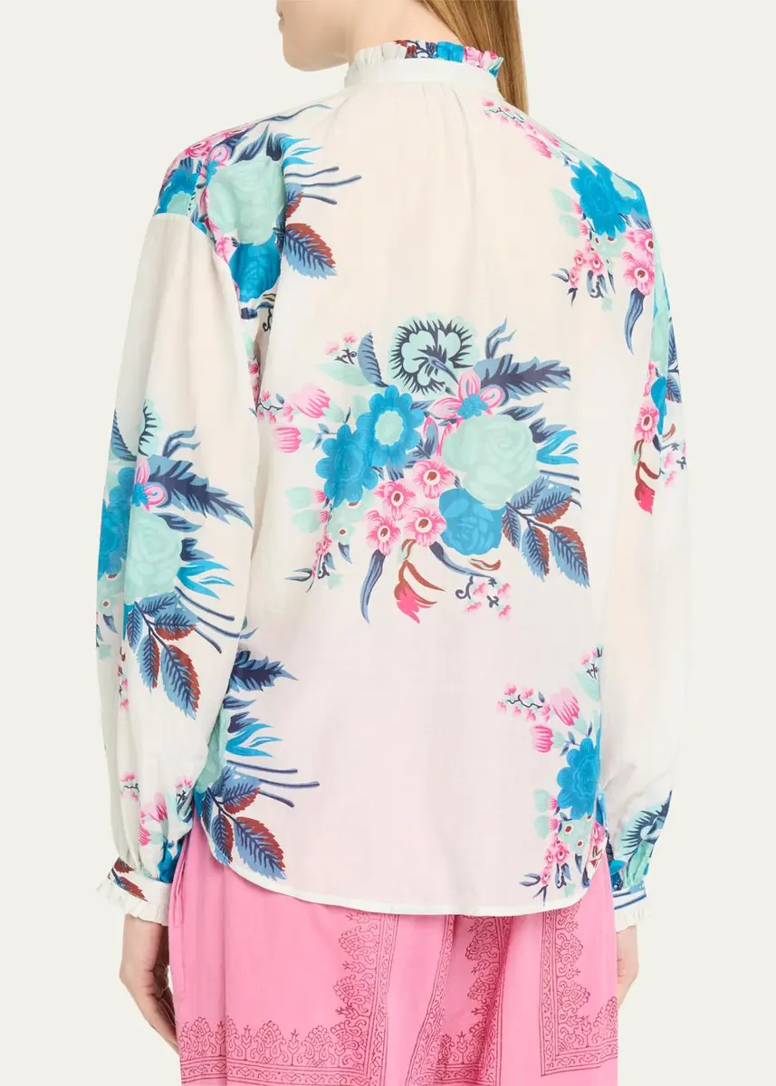 ALIX OF BOHEMIA Poet Berry Jackfruit Blouse | Thumbnail 3 ALIX OF BOHEMIA Poet Berry Jackfruit Blouse | Thumbnail 3