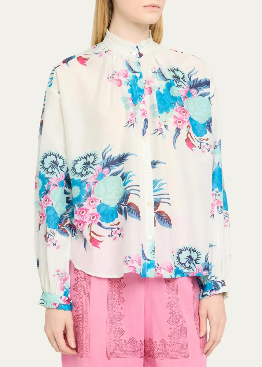 ALIX OF BOHEMIA Poet Berry Jackfruit Blouse | Thumbnail 4 ALIX OF BOHEMIA Poet Berry Jackfruit Blouse | Thumbnail 4