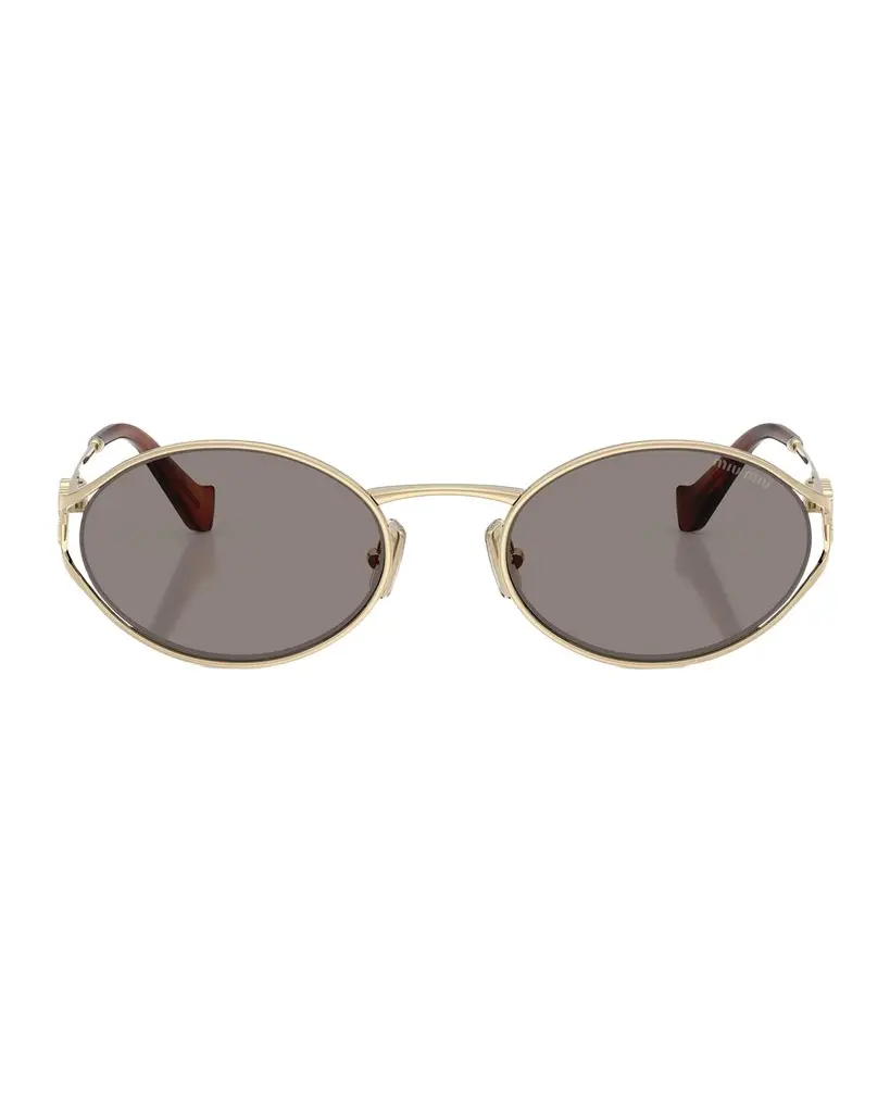 Logo 54mm Metal Round Sunglasses Logo 54mm Metal Round Sunglasses