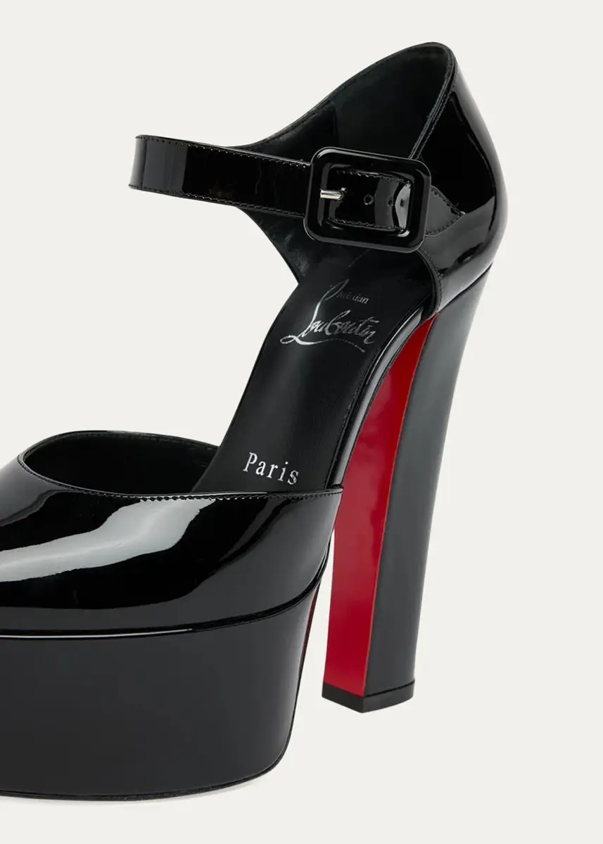 Christian Louboutin 150mm Jenna Patent Leather Platform Pumps | Thumbnail 3 Christian Louboutin 150mm Jenna Patent Leather Platform Pumps | Thumbnail 3