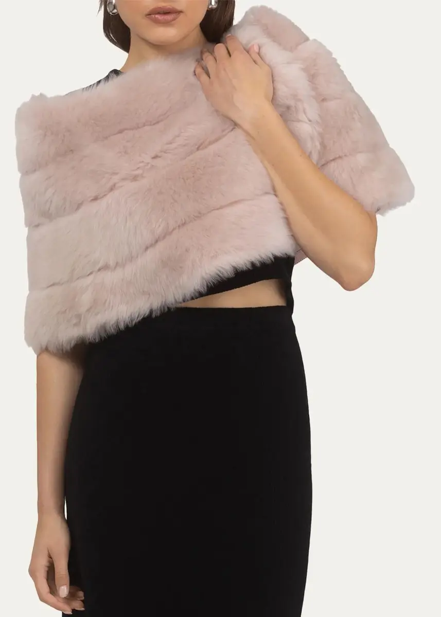 Gorski Reversible Merinillo Shearling Lamb Cape | Thumbnail 4 Gorski Reversible Merinillo Shearling Lamb Cape | Thumbnail 4