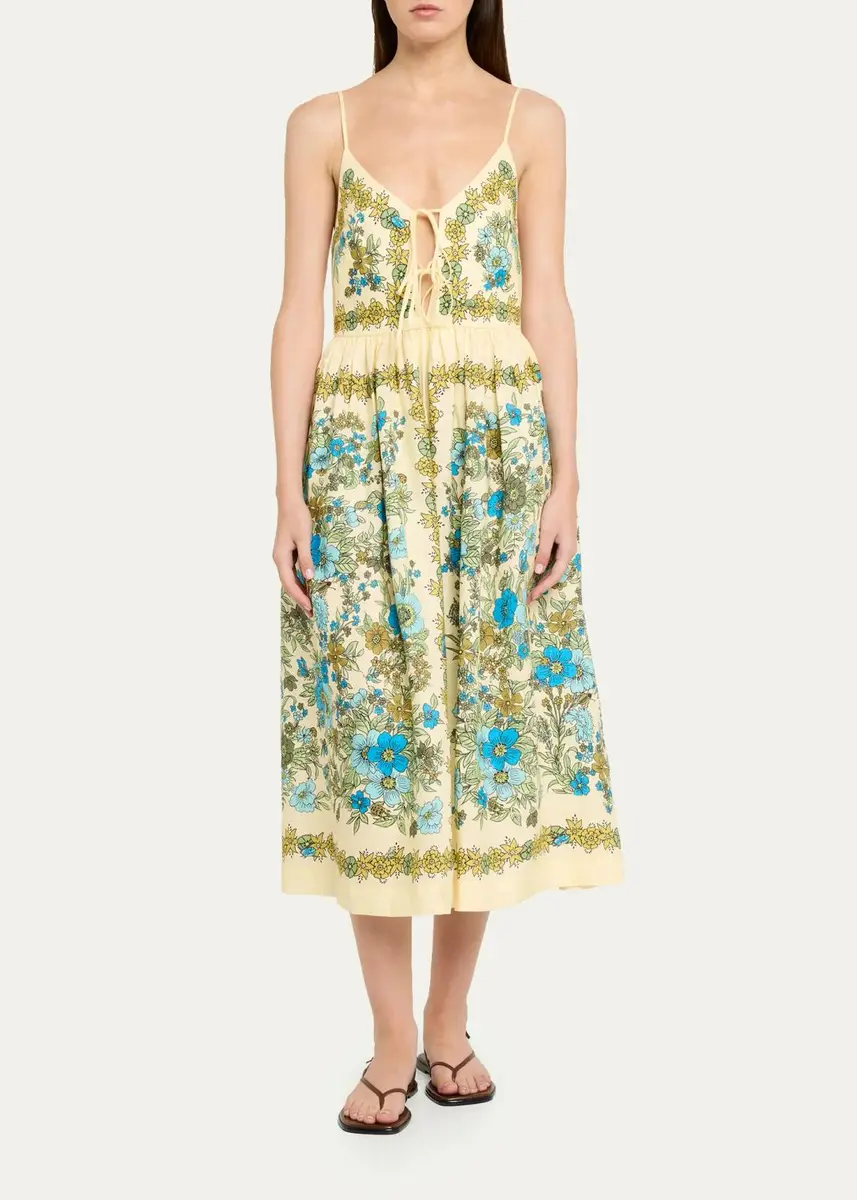ALÉMAIS Sophia Floral Midi Dress | Thumbnail 2 ALÉMAIS Sophia Floral Midi Dress | Thumbnail 2