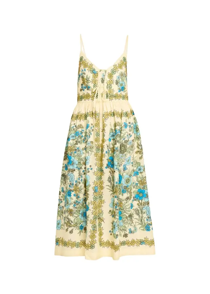 ALÉMAIS Sophia Floral Midi Dress
