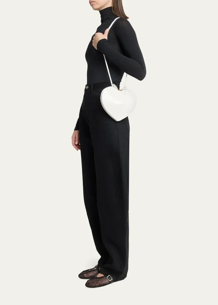Alaïa Le Coeur Snakeskin Heart Crossbody Bag | Thumbnail 5