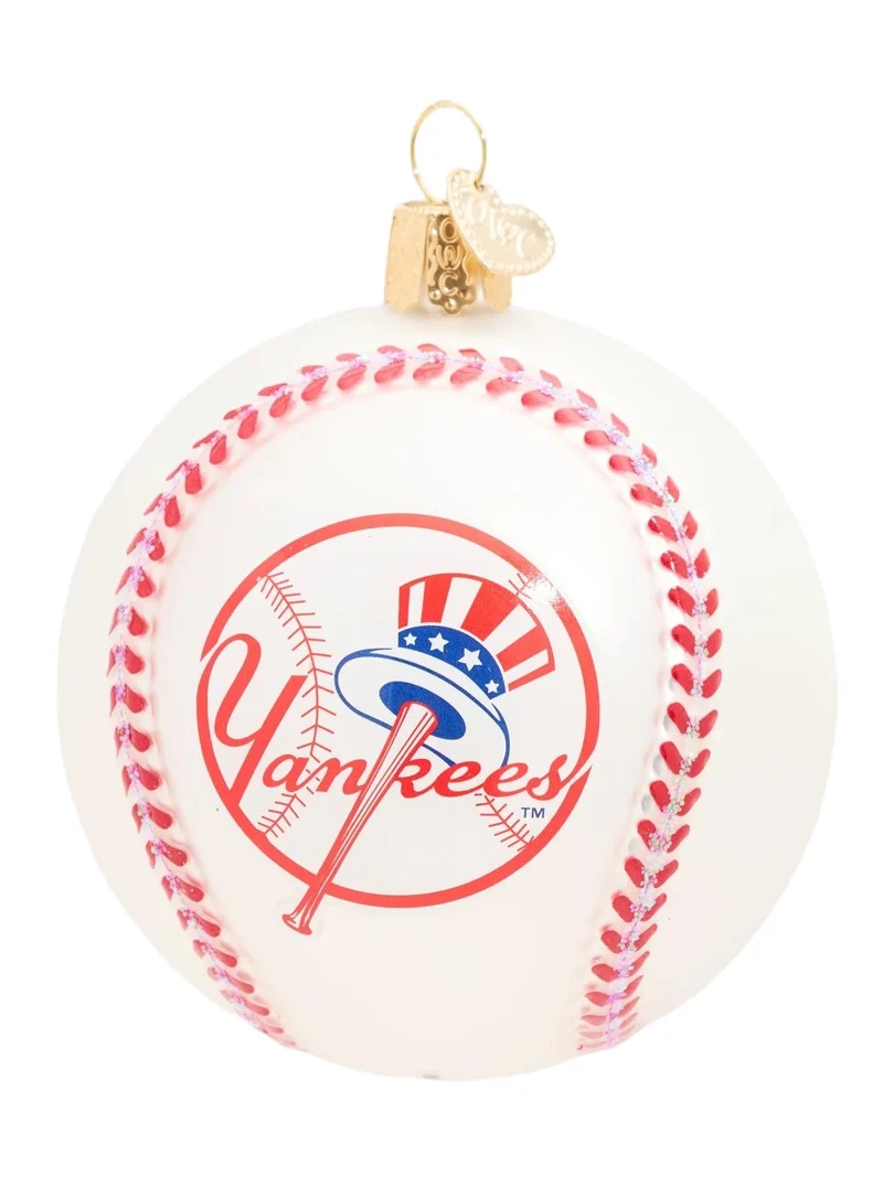 Old World Christmas Yankees Baseball Christmas Ornament