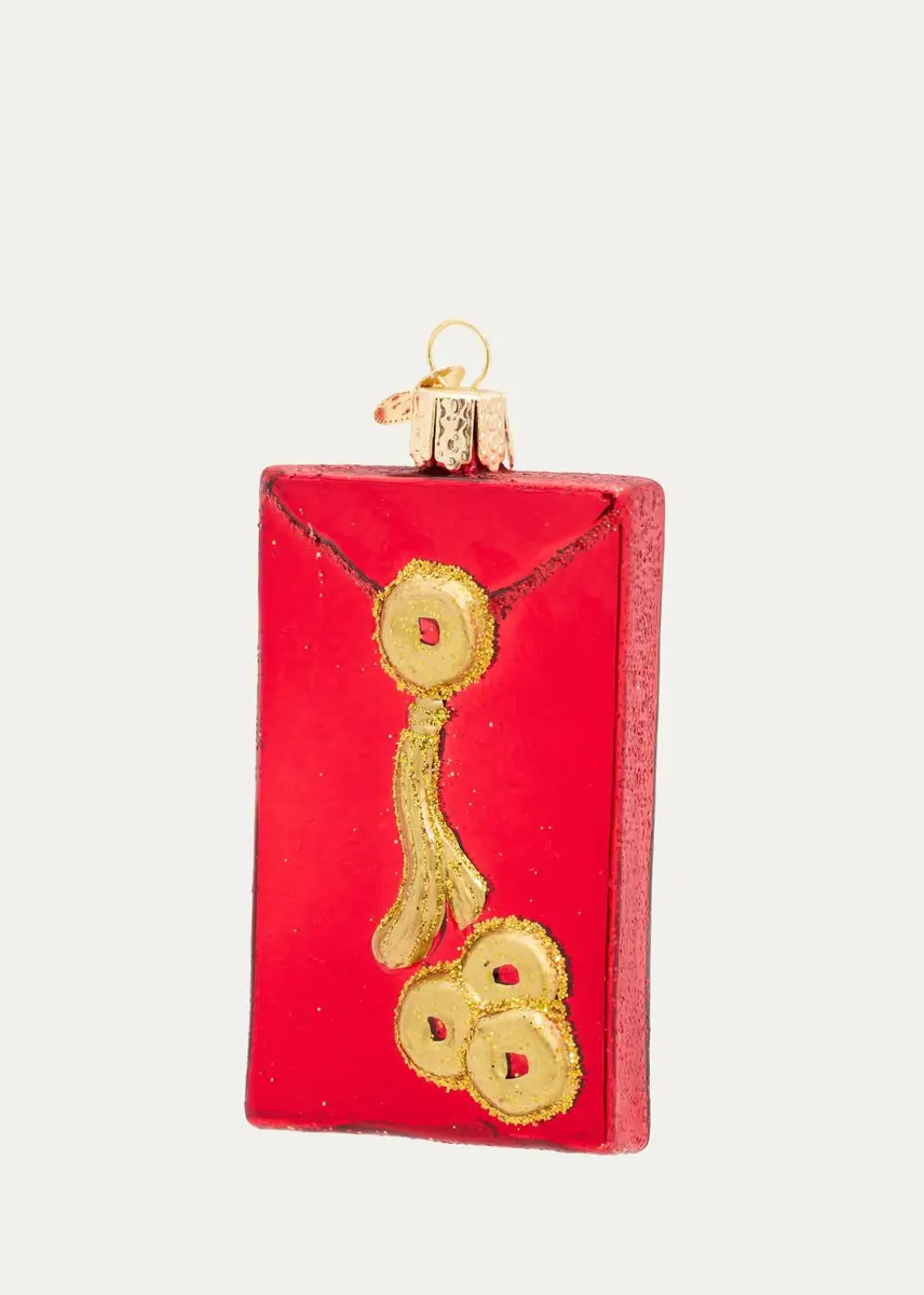 Old World Christmas Lucky Red Envelope Christmas Ornament | Thumbnail 2 Old World Christmas Lucky Red Envelope Christmas Ornament | Thumbnail 2