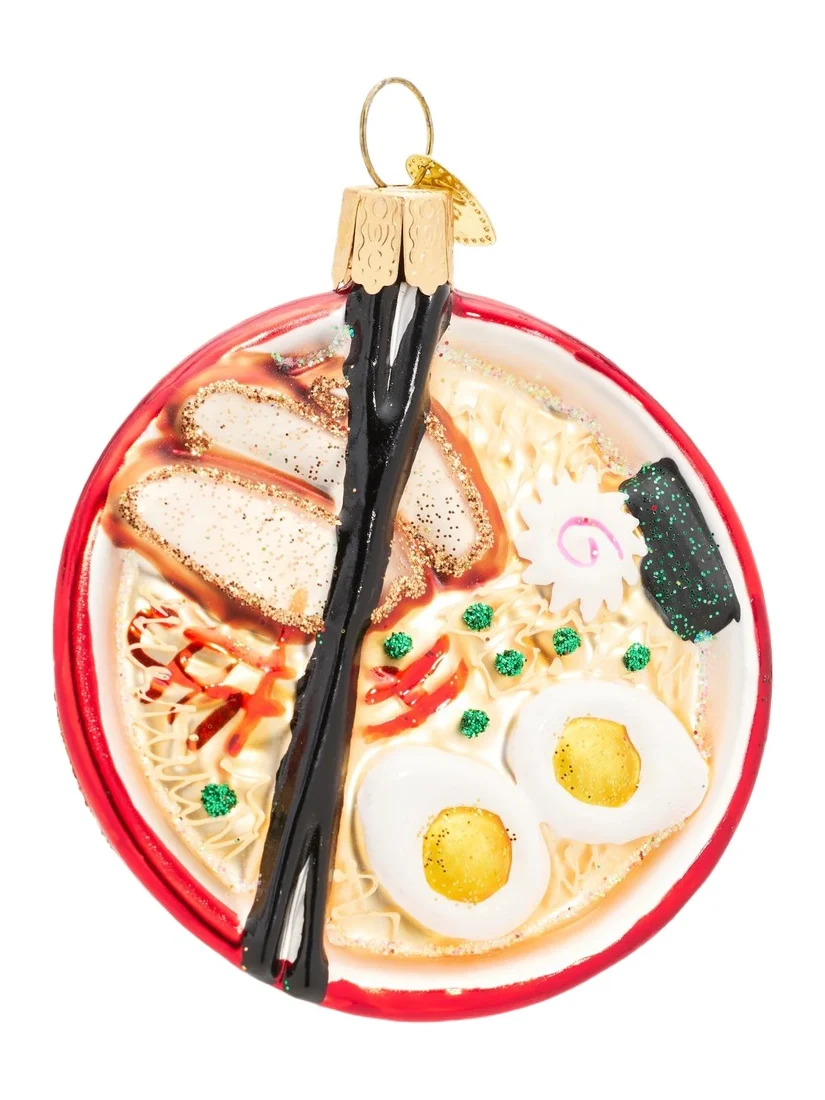 Old World Christmas Bowl of Ramen Ornament