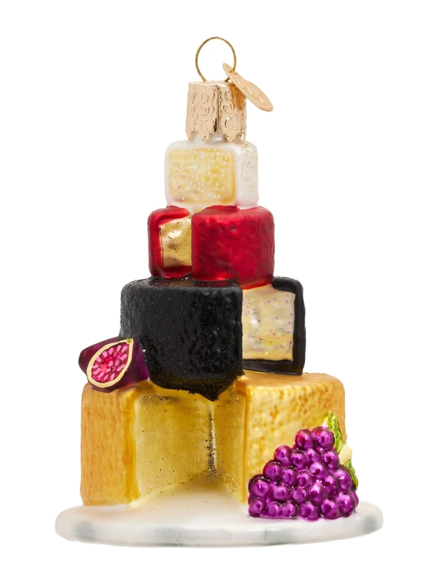Old World Christmas Cheese Tower Christmas Ornament