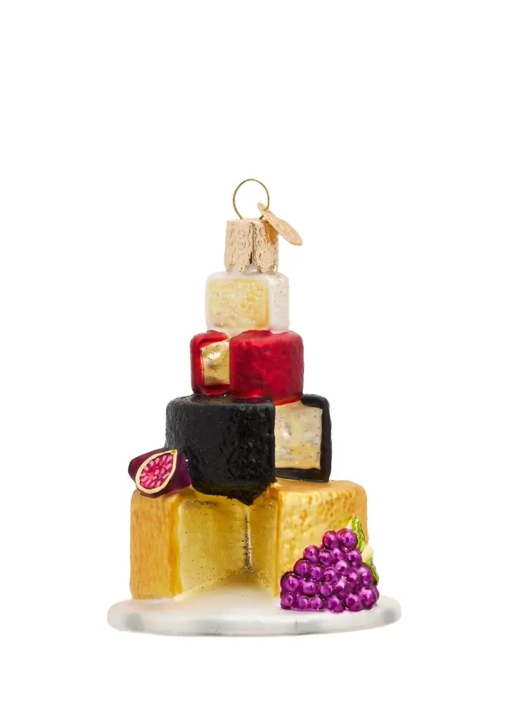 Old World Christmas Cheese Tower Christmas Ornament