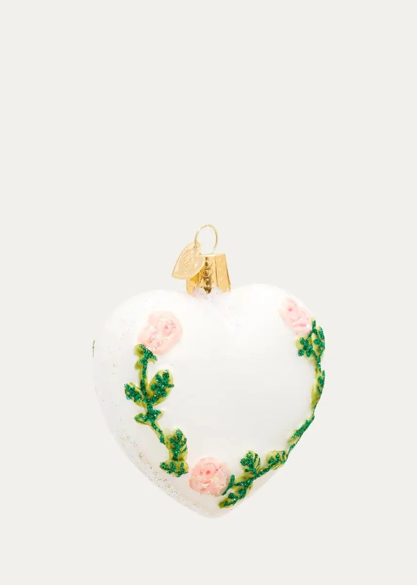 Old World Christmas Wedding Heart Christmas Ornament | Thumbnail 2 Old World Christmas Wedding Heart Christmas Ornament | Thumbnail 2