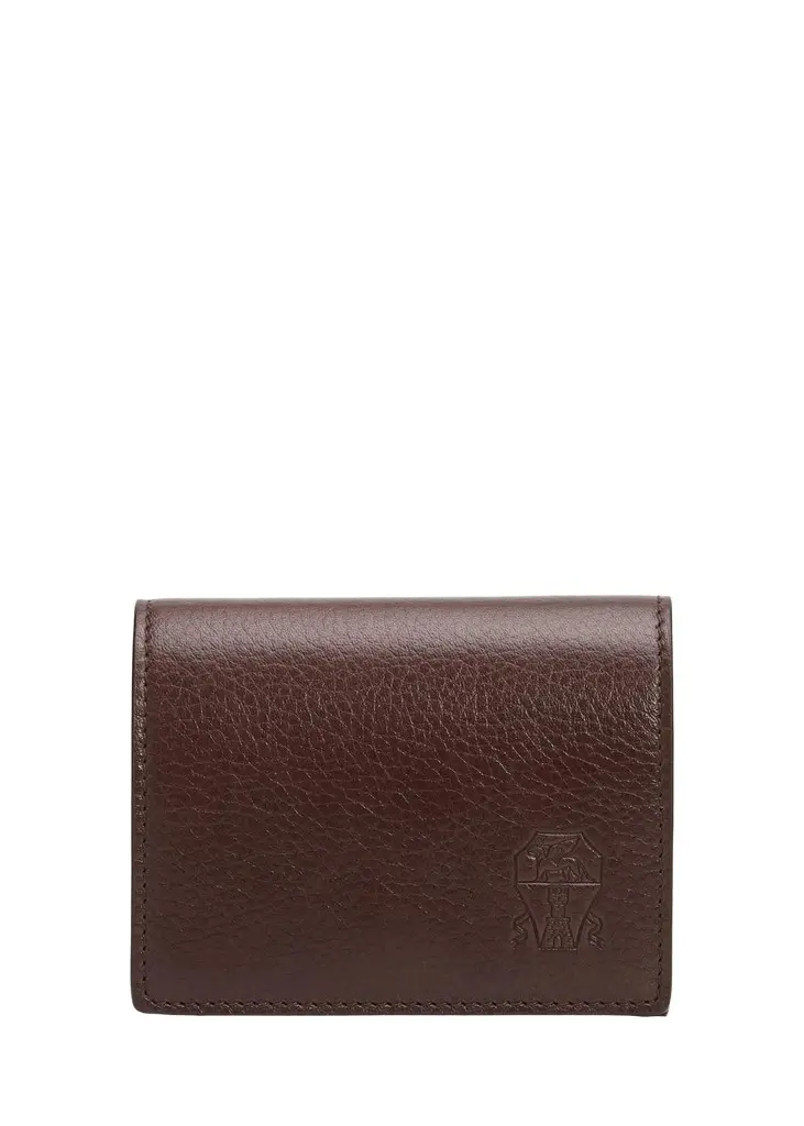Brunello Cucinelli Men's Leather Trifold Wallet