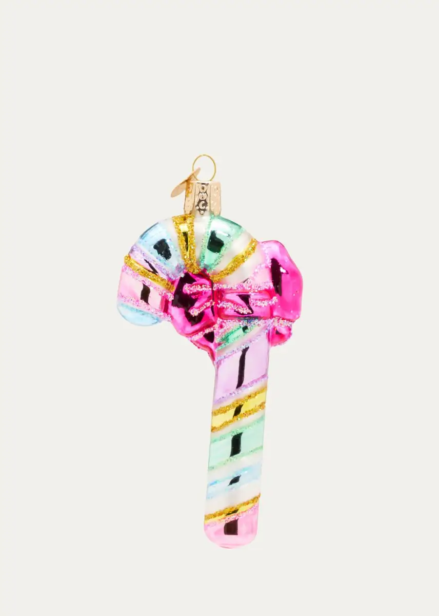 Old World Christmas Pastel Candy Cane Ornament | Thumbnail 2 Old World Christmas Pastel Candy Cane Ornament | Thumbnail 2