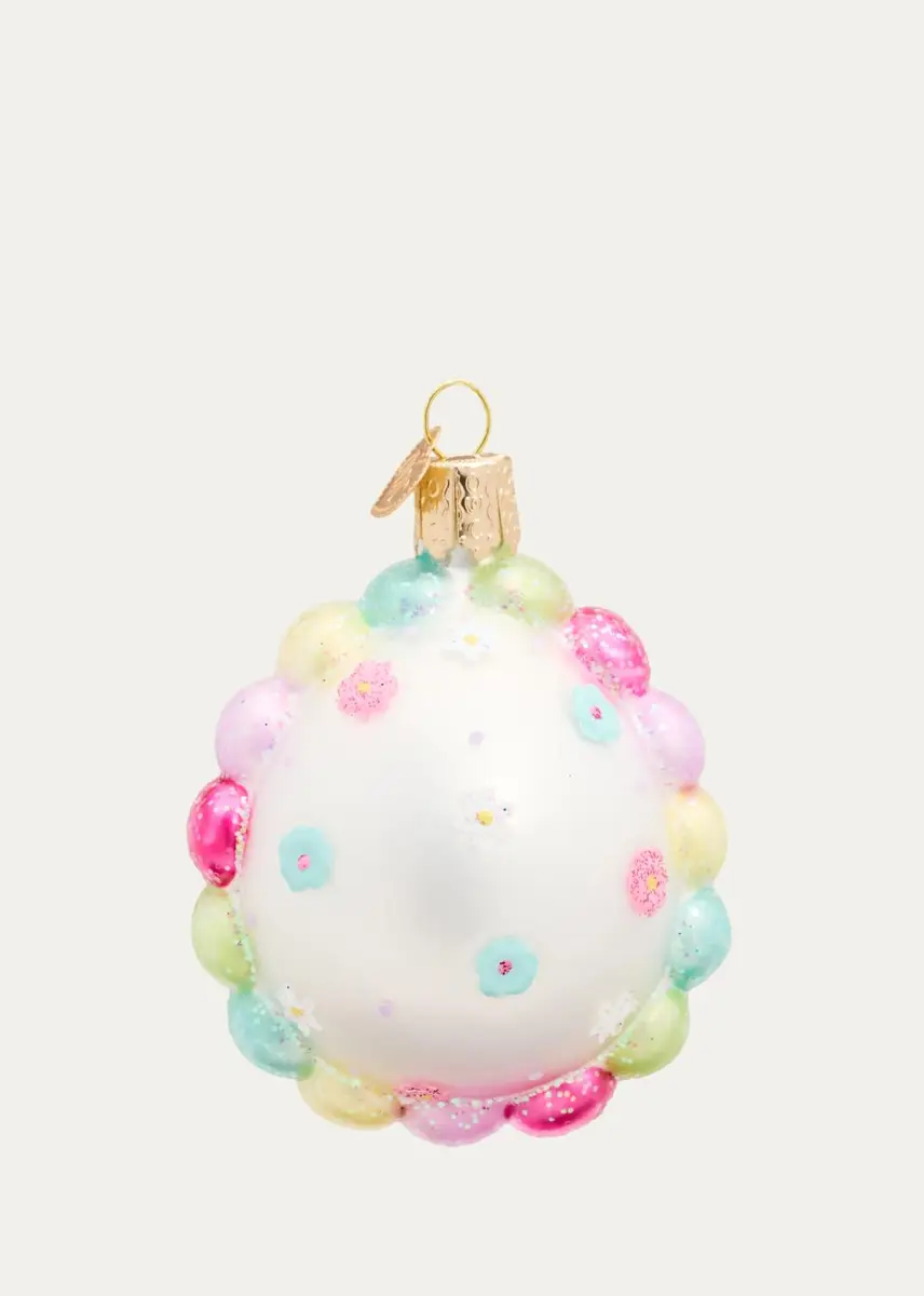 Old World Christmas Scalloped Easter Egg Christmas Ornament | Thumbnail 2