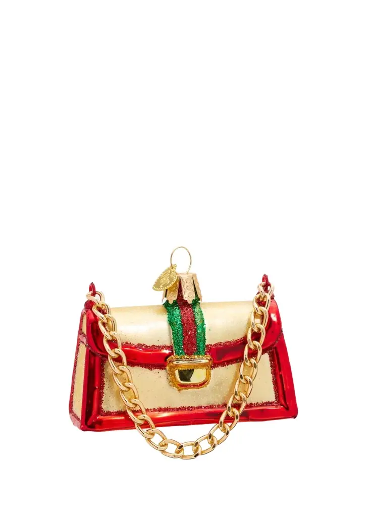 Old World Christmas Fashion Purse Christmas Ornament
