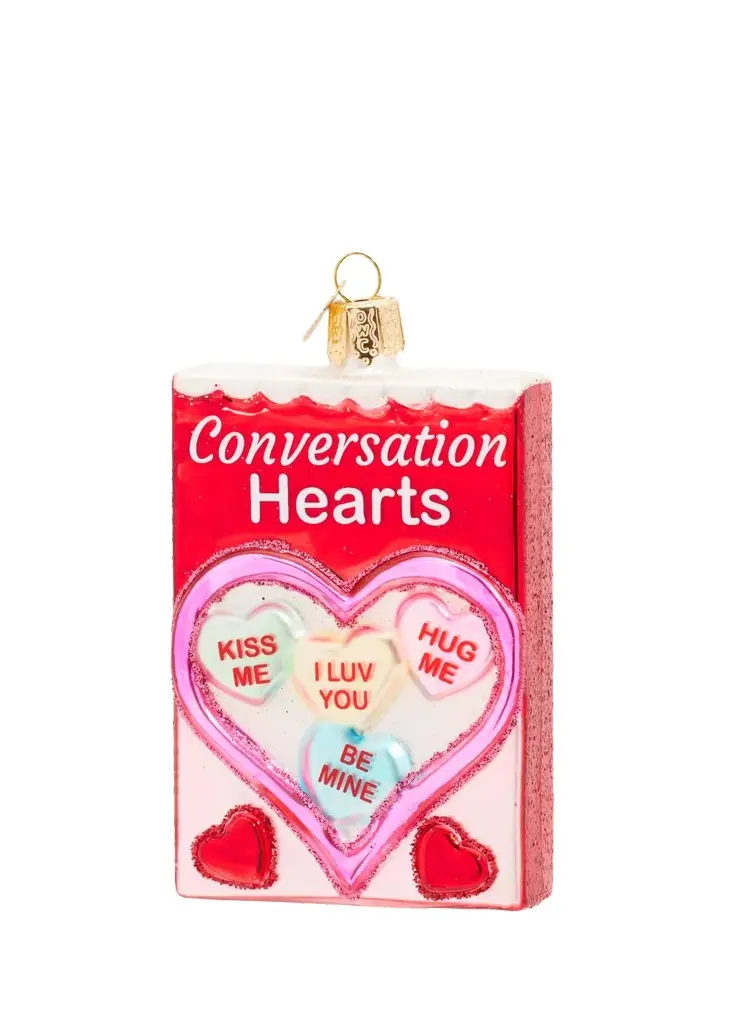 Old World Christmas Conversation Hearts Candy Christmas Ornament