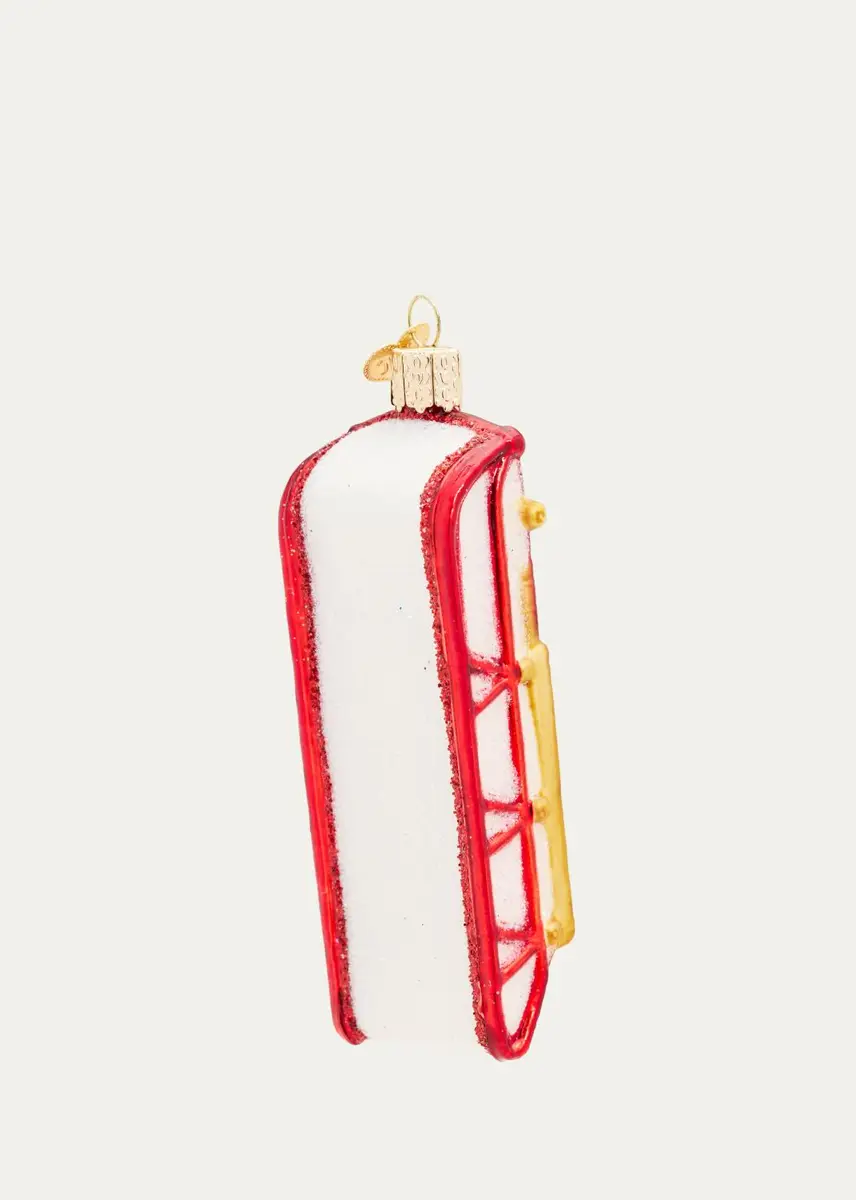 Old World Christmas Sled Christmas Ornament | Thumbnail 2 Old World Christmas Sled Christmas Ornament | Thumbnail 2