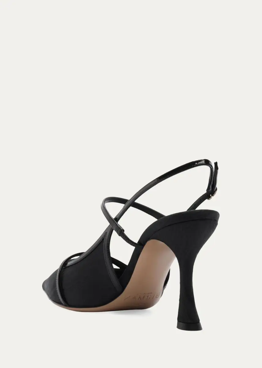 Alexandre Birman 85mm Tita Moire Slingback Pumps | Thumbnail 2 Alexandre Birman 85mm Tita Moire Slingback Pumps | Thumbnail 2