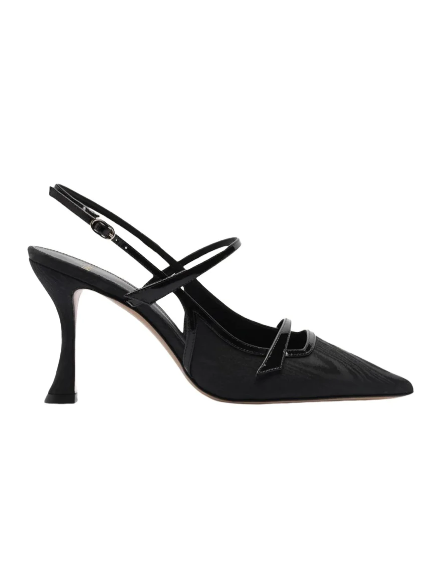 85mm Tita Moire Slingback Pumps 85mm Tita Moire Slingback Pumps