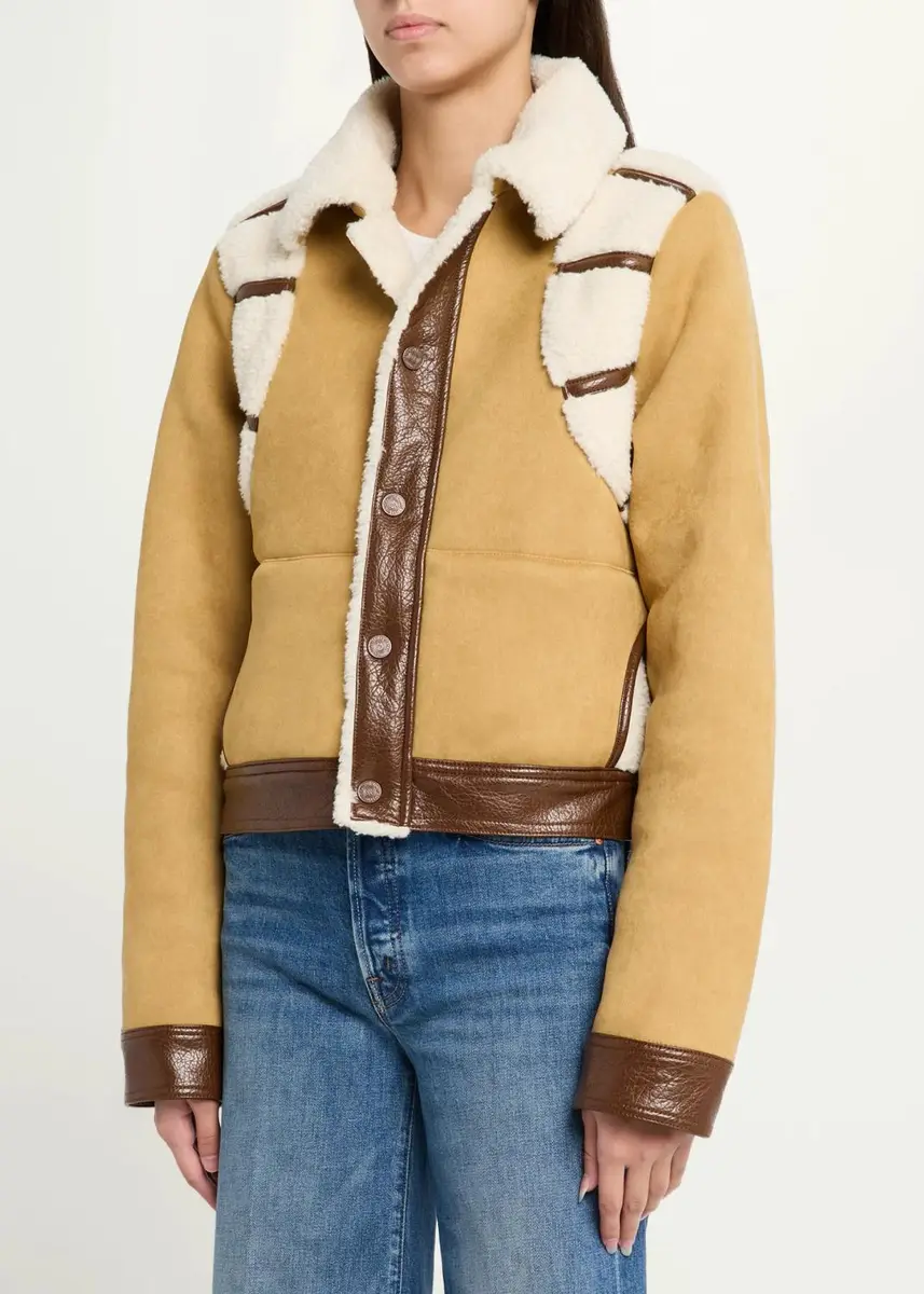 Mother The Tripper Mixed Media Puffer Jacket | Thumbnail 4 Mother The Tripper Mixed Media Puffer Jacket | Thumbnail 4