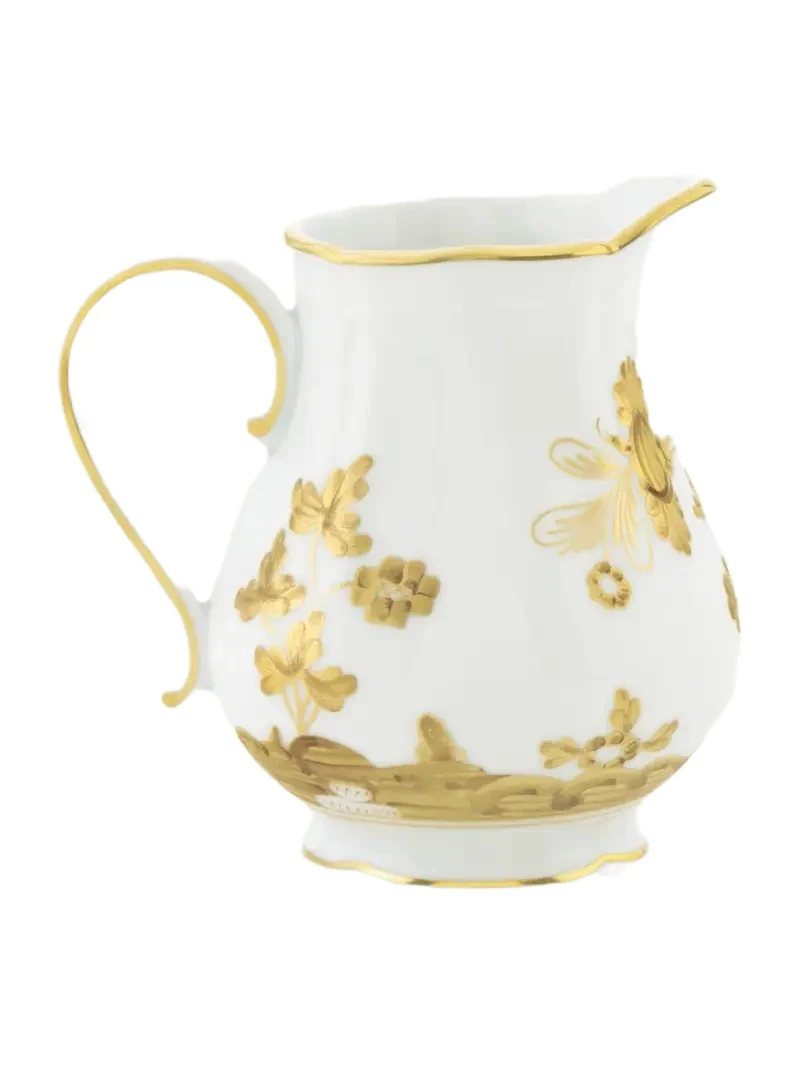 GINORI 1735 Aurum Floral Porcelain Creamer