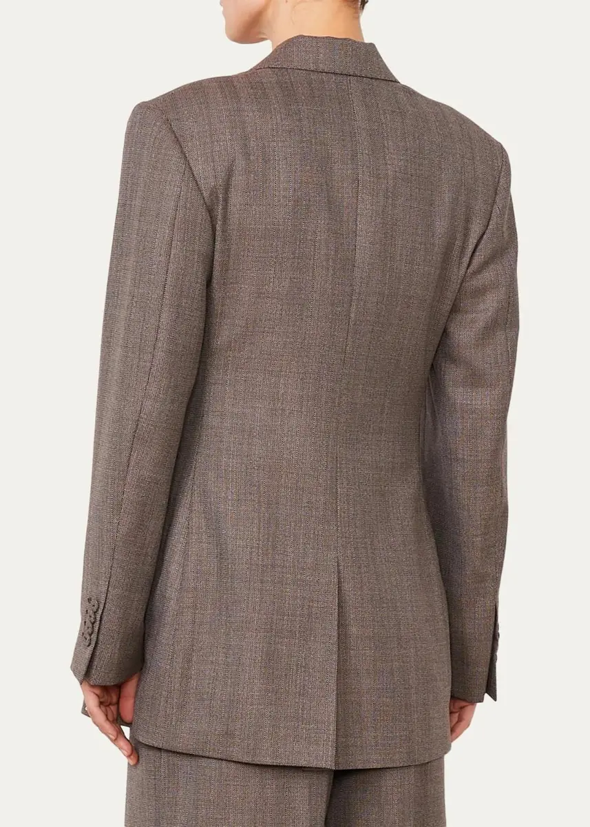 OFFICINE GÉNÉRALE Double-Breasted Virgin Wool Coat | Thumbnail 2 OFFICINE GÉNÉRALE Double-Breasted Virgin Wool Coat | Thumbnail 2