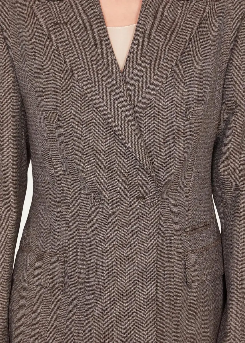OFFICINE GÉNÉRALE Double-Breasted Virgin Wool Coat | Thumbnail 4 OFFICINE GÉNÉRALE Double-Breasted Virgin Wool Coat | Thumbnail 4