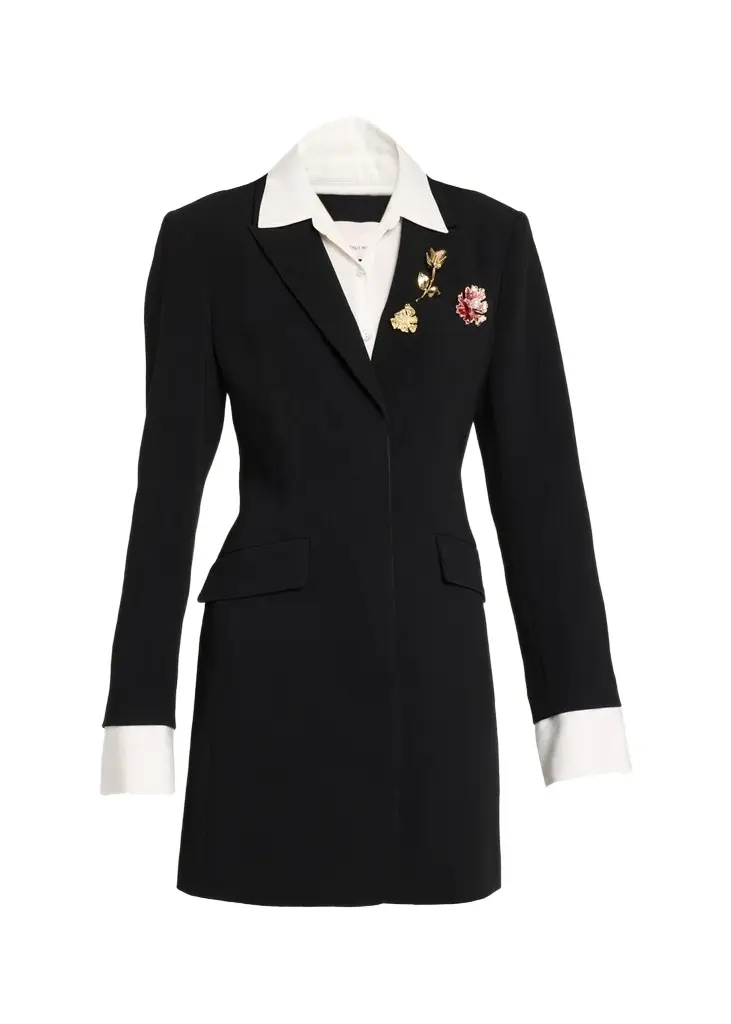 Cinq à Sept Indra Embellished Blazer Mini Dress