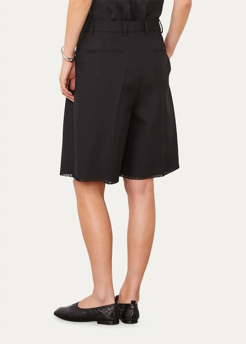OFFICINE GÉNÉRALE Tailored Wool Bermuda Shorts | Thumbnail 3 OFFICINE GÉNÉRALE Tailored Wool Bermuda Shorts | Thumbnail 3